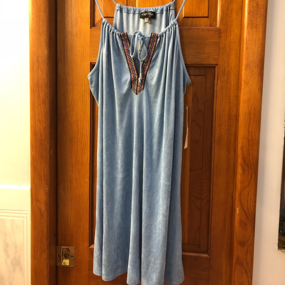 Love Reign💕 Boho style Sky Blue dress